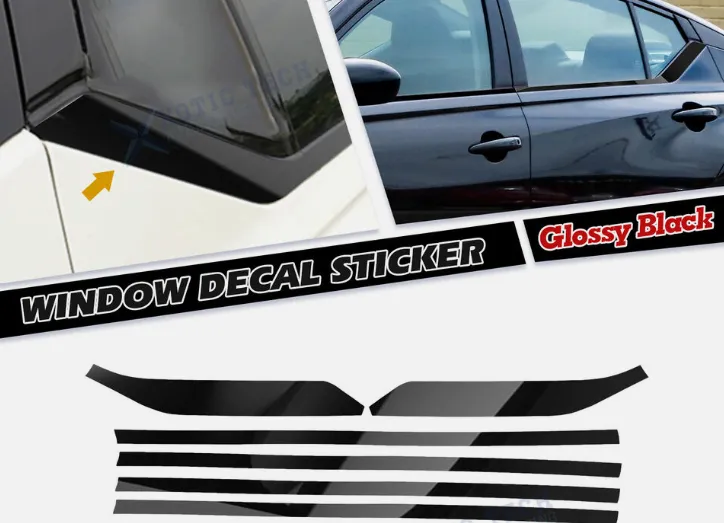 Side window stripes cover the cover