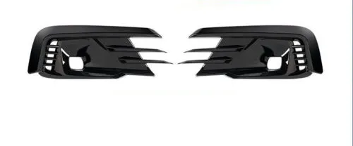 The front fog lamps are molded to cover the trim