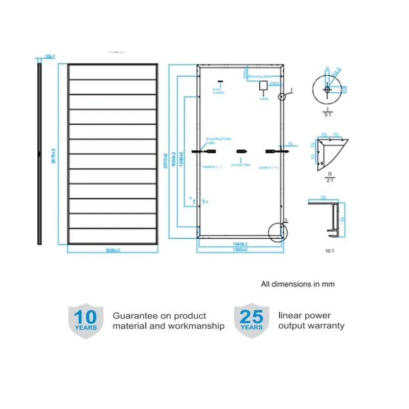 550W Ja Half Cell High Efficiency Mono PV Module Solar Panel for Home Solar Energy System