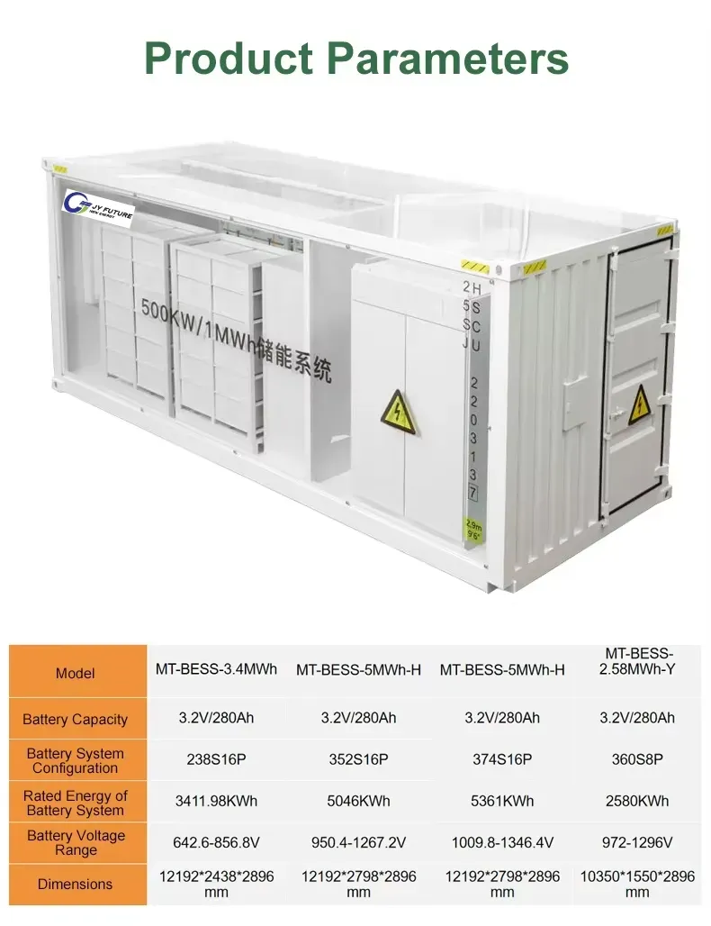 Customizabe Solar Energy Storage System 100kwh 500kwh 1mwh Large Industrial Outdoor Lithium Ion Battery Container