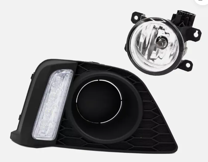 Suitable for 2015-2017 Honda Fit Jazz GK5 DRL Front Bumper LED Driving Fog Lights Lamps