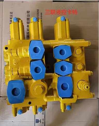 Triple banked direction control valve