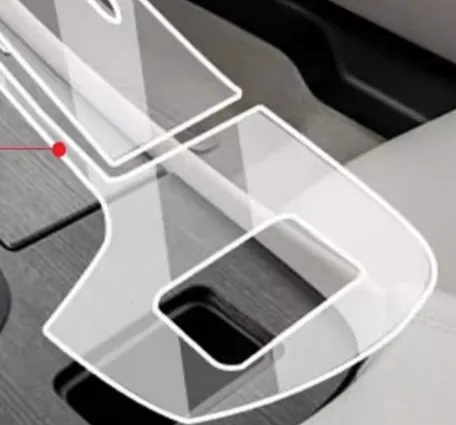 Be suitable for Audi A4L screen tempered film, central control modification, small accessories, interior protection film