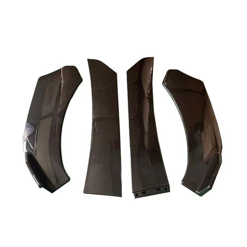 Car trim front lip wrap corners