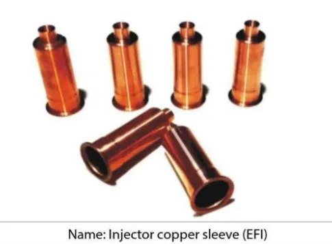 Copper casing for oil sprayers (electric spray)