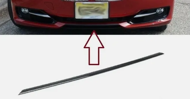 FOR BMW 3 SERIES F30 F31 2012-2019 SPORT LINE FRONT BUMPER TRIM MOULDING BLACK