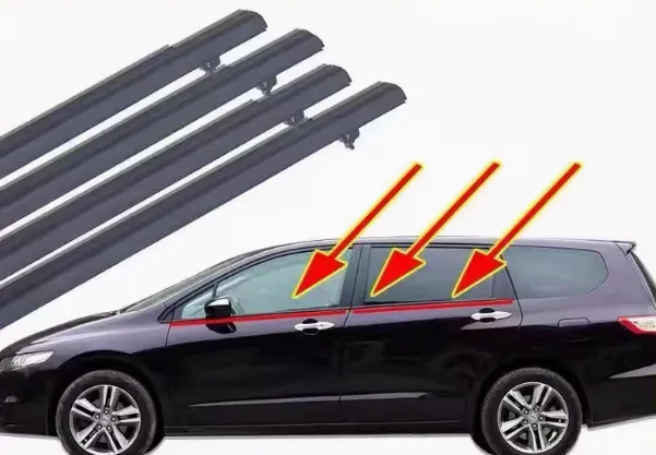 Applicable to the exterior pressure strip of the Odyssey door glass from 05-08 to 09-13