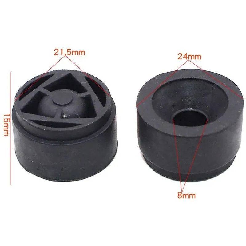 Engine rubber piers