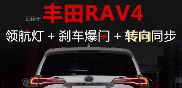 Suitable for the rear bumper lights of Toyota RAV4 models 09-24