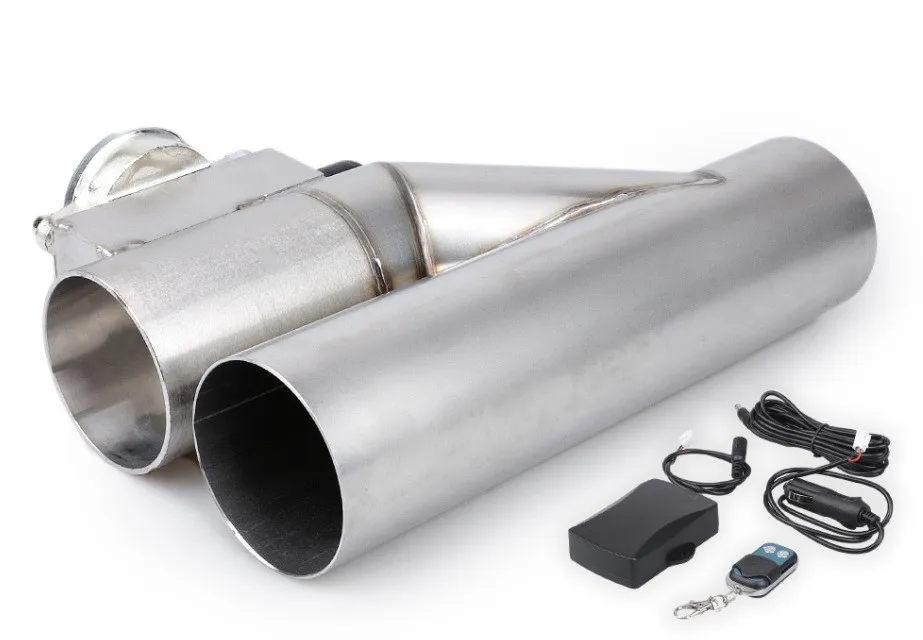 Stainless steel electronically controlled exhaust valve set