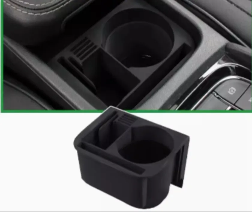 Armrest box water bottle storage box