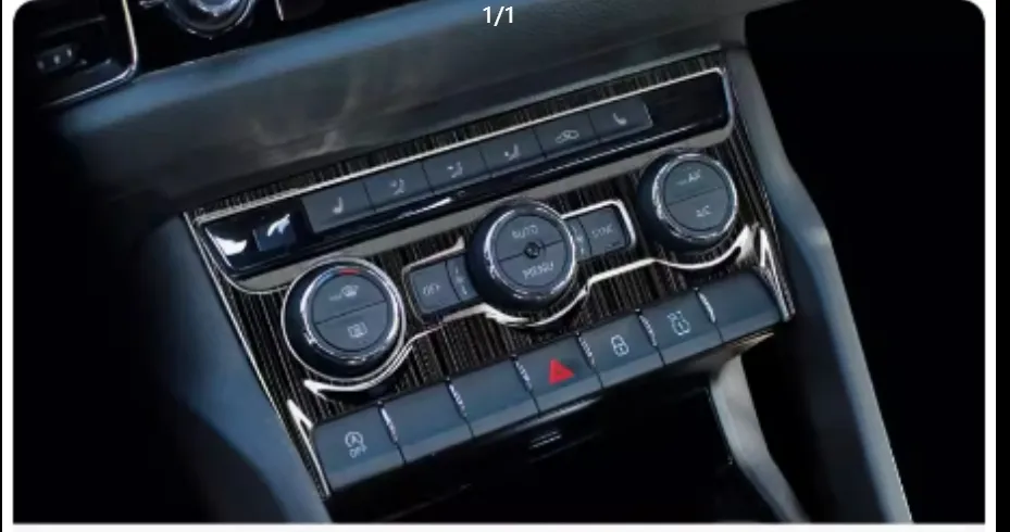 Air conditioner knob decorative frame