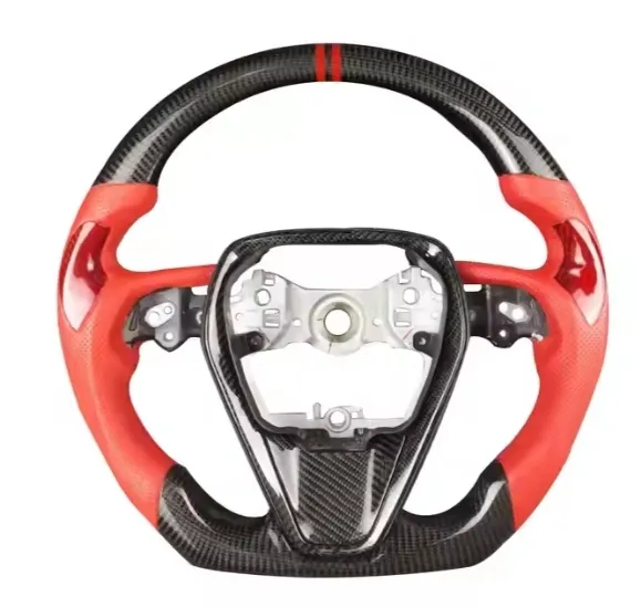 Steering Wheel Carbon Fit For Toyota Estima Highlander Camry Carbon Fiber Steering Wheel
