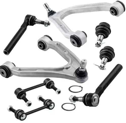 Steering Suspension Kit Front Control Arm Set Tie Rod Sway Bar for Hummer H3