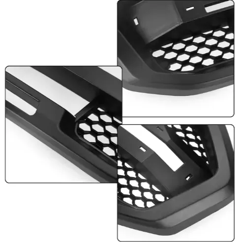 Black Raptor Style Front Bumper Grille Grill For Ford Ranger 2019 2020 2021 2022 Upper Grille With Letter