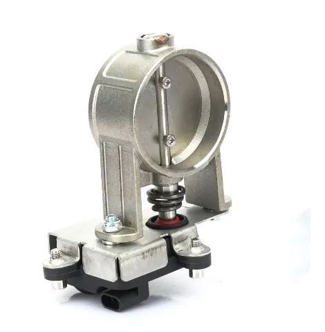 Automobile exhaust pipe electronic electric valve integrated cut-off exhaust silence system