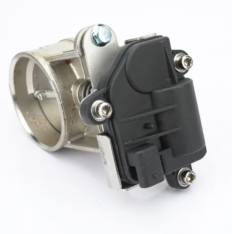 Automobile exhaust pipe electronic electric valve integrated cut-off exhaust silence system