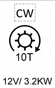 Suitable for DL10754.0 starters