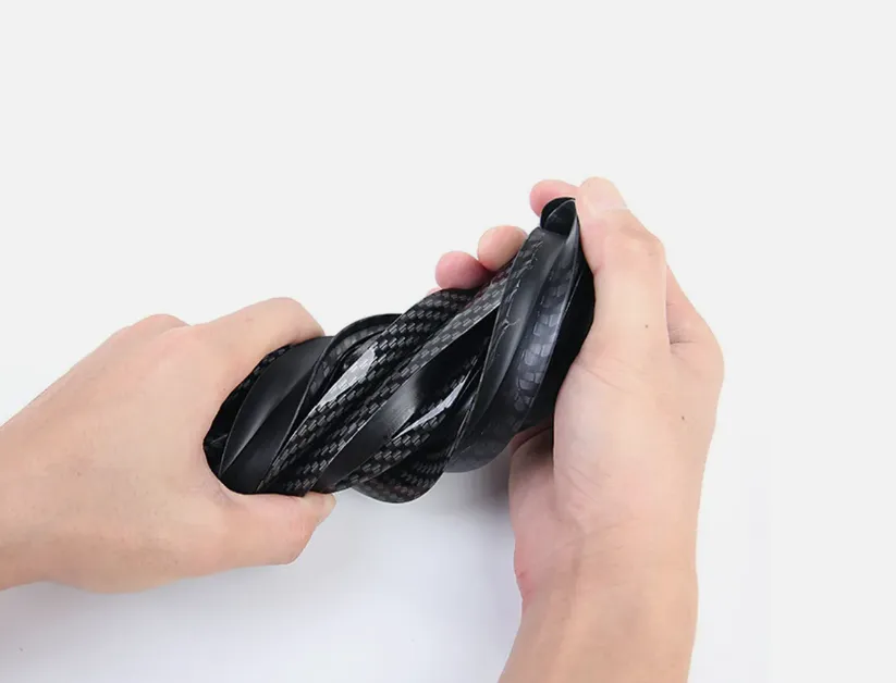 Carbon Fiber Car Dashboard Windshield Gap Sealing Strip Rubber Auto Accessories