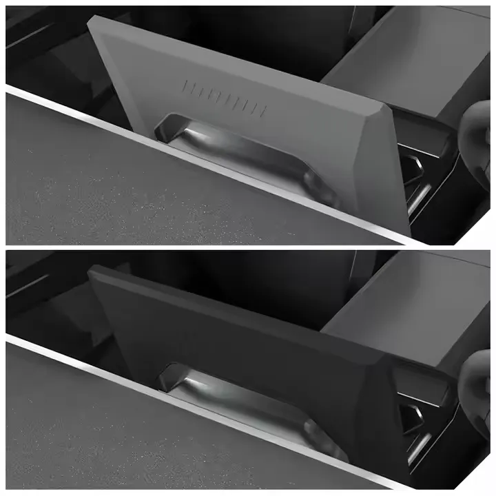 Screen Protector Silicon Frame for Tesla Cybertruck Center Control Touchscreen, Knee Protection,Skin Friendly,Cover Accessories