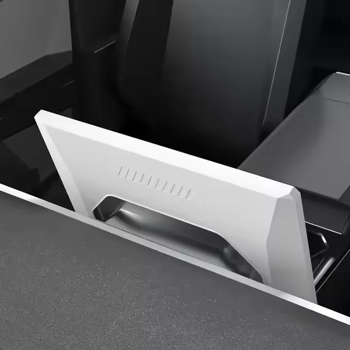 Screen Protector Silicon Frame for Tesla Cybertruck Center Control Touchscreen, Knee Protection,Skin Friendly,Cover Accessories