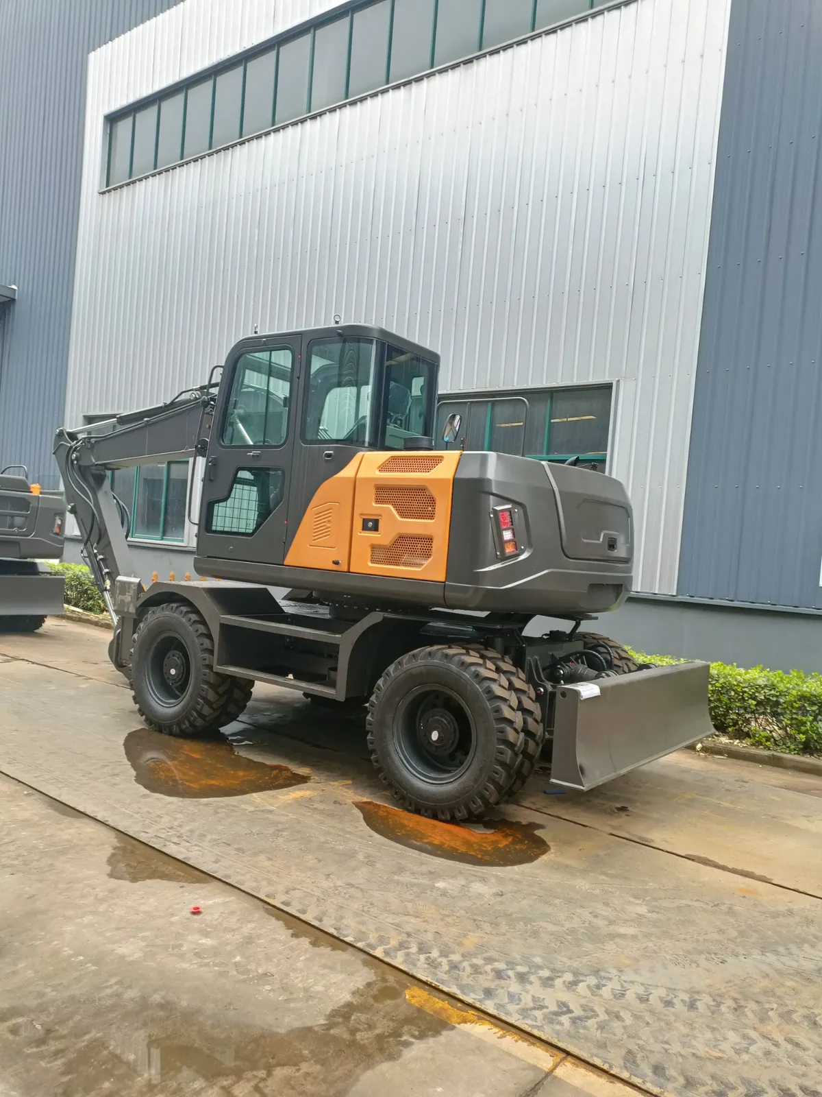 9120 automatic transmission wheeled excavator