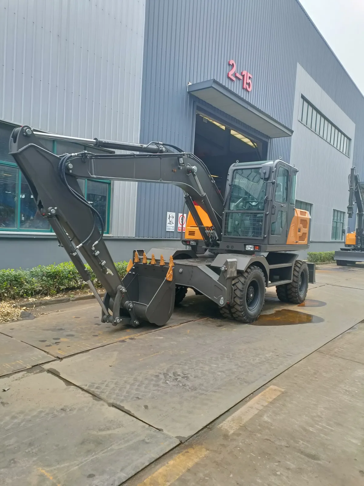 9120 automatic transmission wheeled excavator