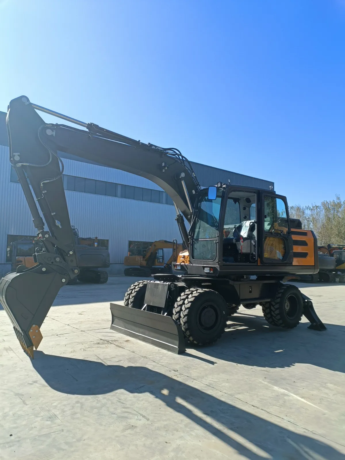 9150 automatic transmission wheeled excavator