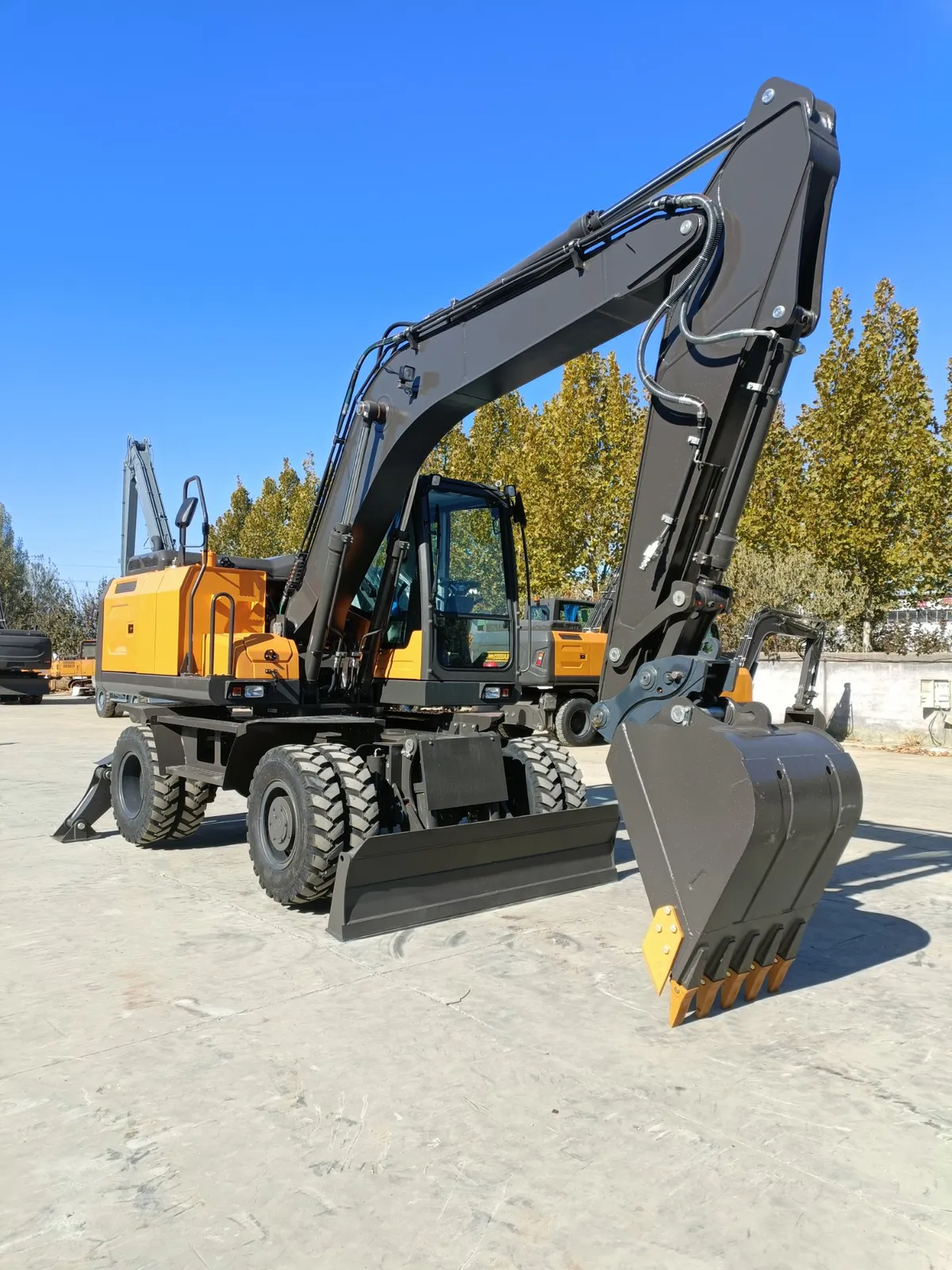 9150 automatic transmission wheeled excavator