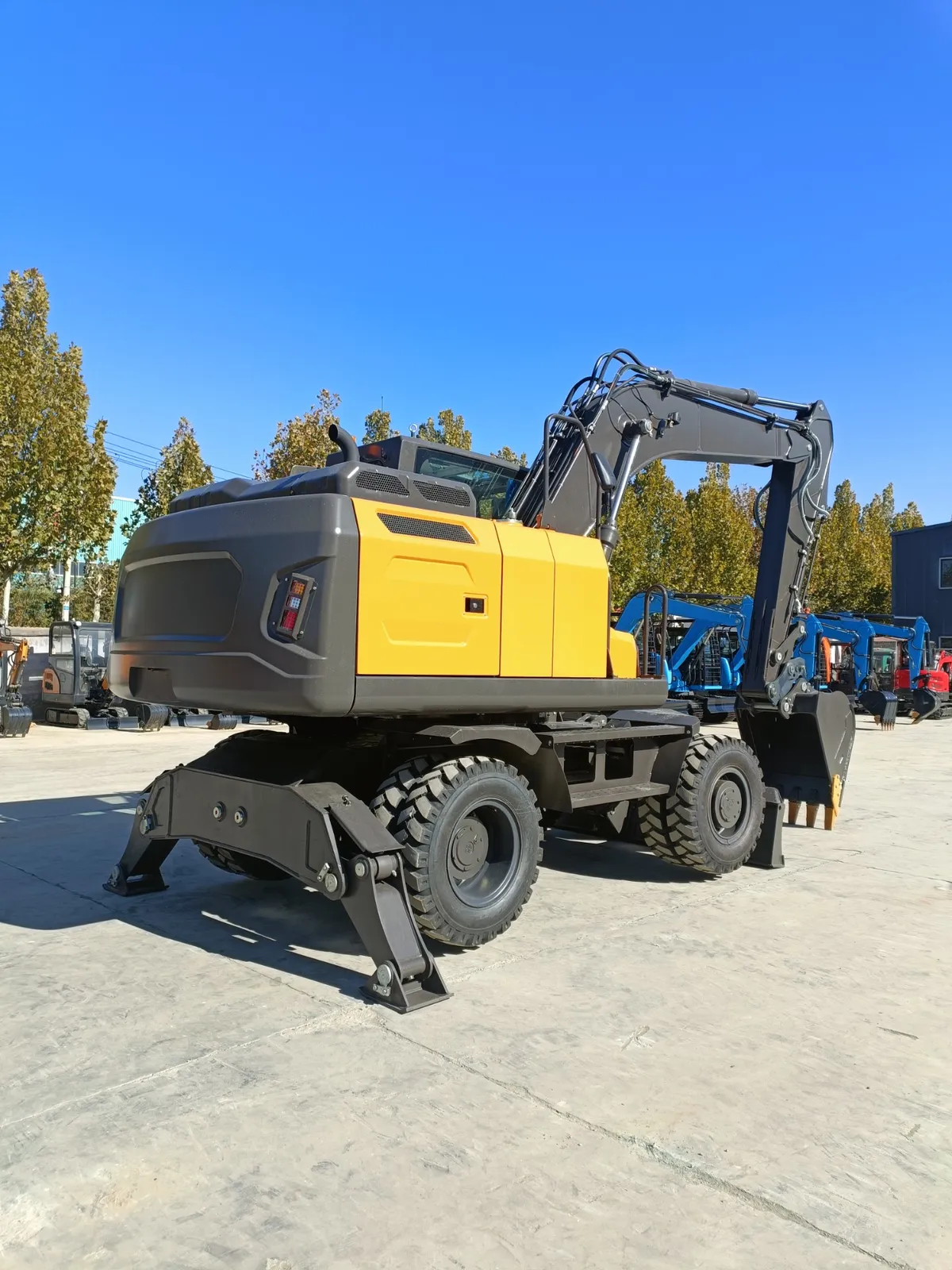 9150 automatic transmission wheeled excavator