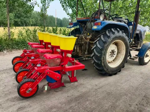 maize drill, corn planter, maize planter 