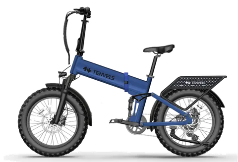 20-Inch Electric Bike with Full Suspension - 48V 500W Motor, 48V 12.5Ah Battery, Shimano 7-Speed, Iron-Leg Fork