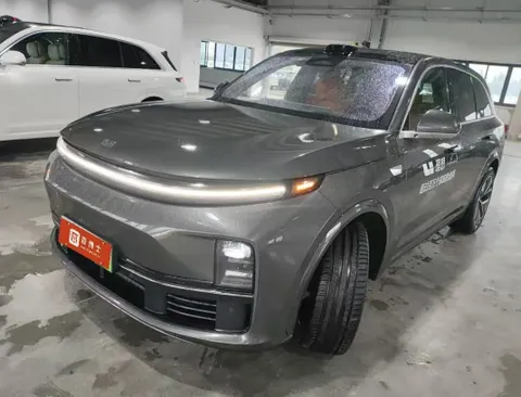 Li Auto L7 2024 Ultra Edition Gray Metallic Paint Black & Orange Two-tone Interior 21-inch Silver-Gray Two-tone Wheels21488