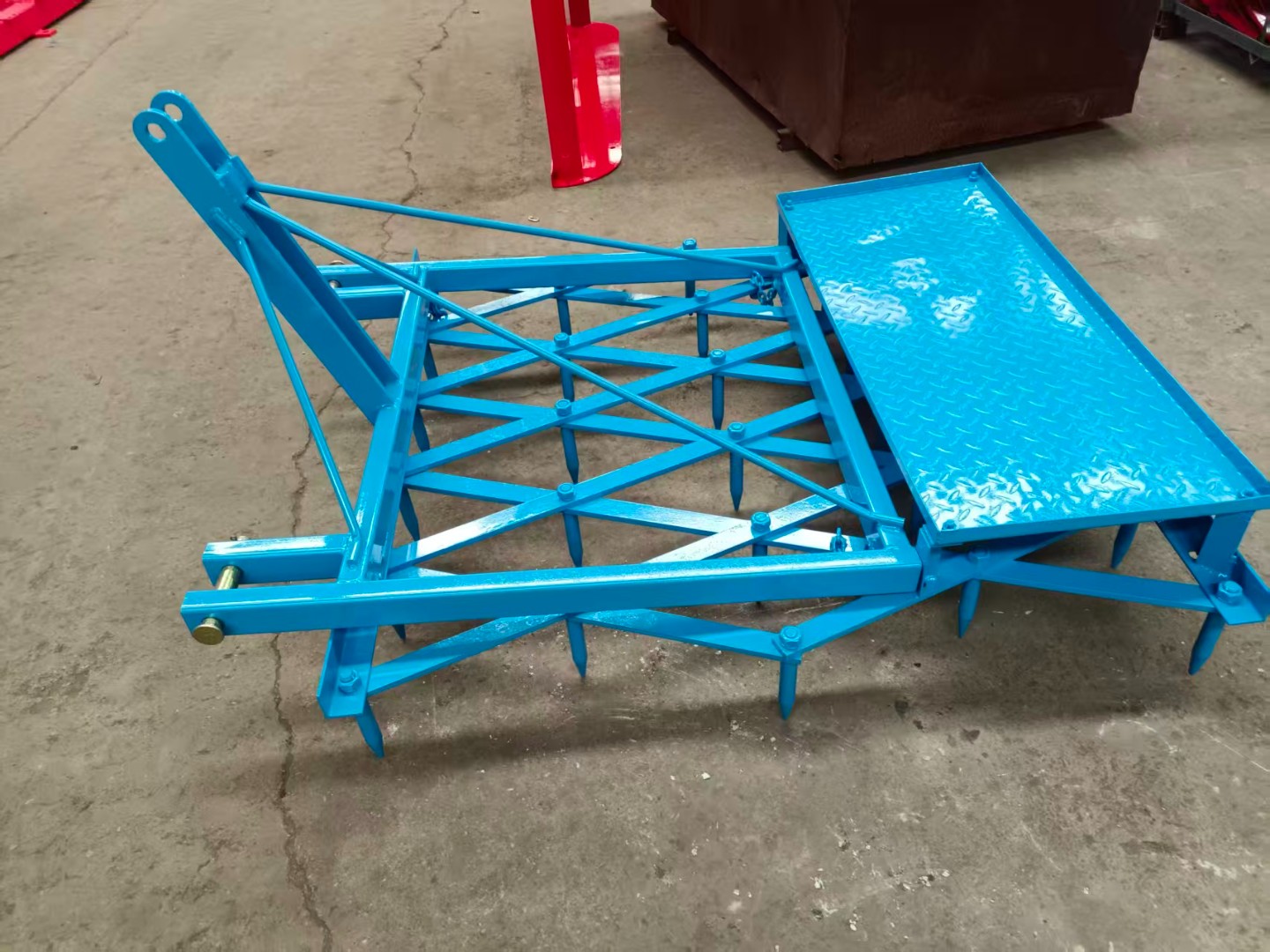 BDC-6 Spiked Rake &ndash; Heavy-Duty Pipe Plow for Efficient Soil Splitting and Trenching