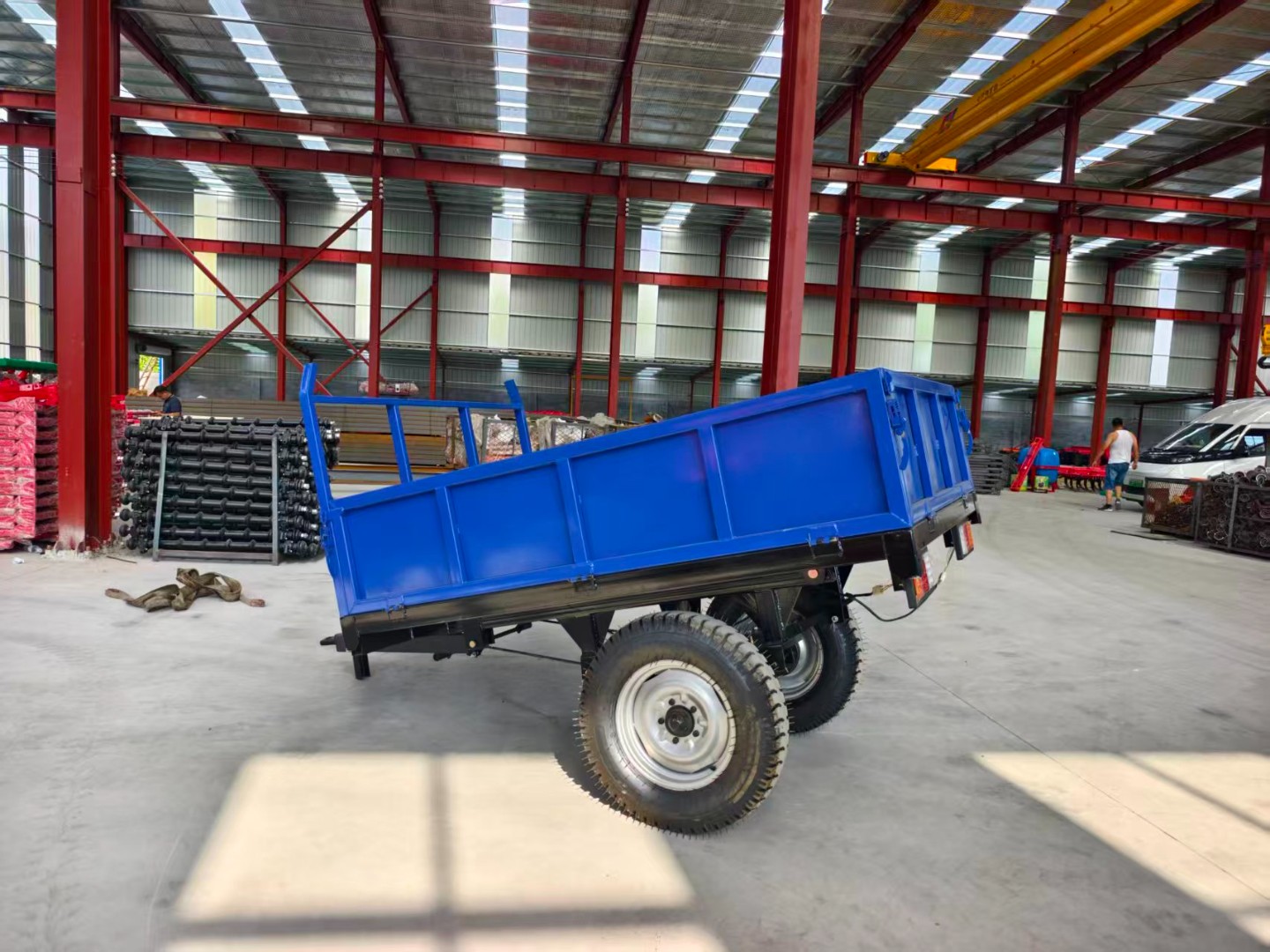 7CX-3 Trailer for Agricultural Use &ndash; Compatible with Moldboard Plow, Light Rake & Medium Harrow