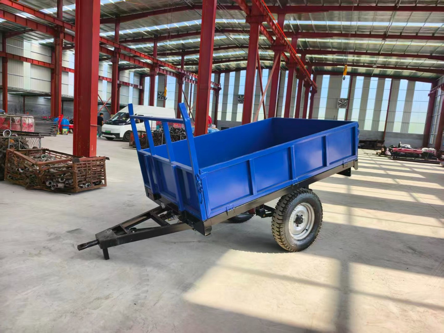 7CX-3 Trailer for Agricultural Use &ndash; Compatible with Moldboard Plow, Light Rake & Medium Harrow