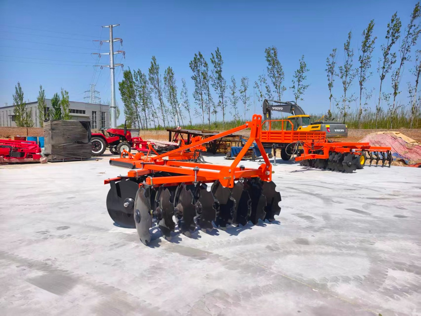 Medium Disc Harrow 1BJX-1.8 &ndash; Heavy-Duty Agricultural Disc Harrow for Tractor Use