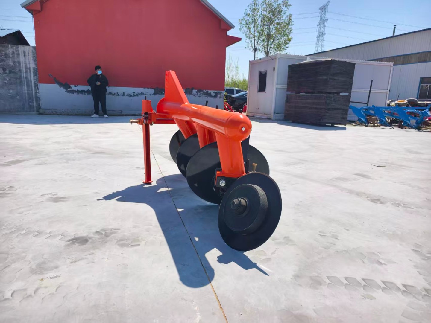 Pipe Plow 1LYX-325 &ndash; Compact Small Fish Plow for Precision Deep Tillage & Ridging