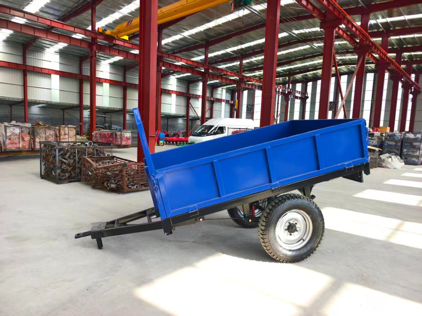 7CX-3 Trailer for Agricultural Use &ndash; Compatible with Moldboard Plow, Light Rake & Medium Harrow