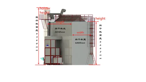 5H-31TP Mixed-Flow Static Batch Grain Dryer for Farm and Commercial Use