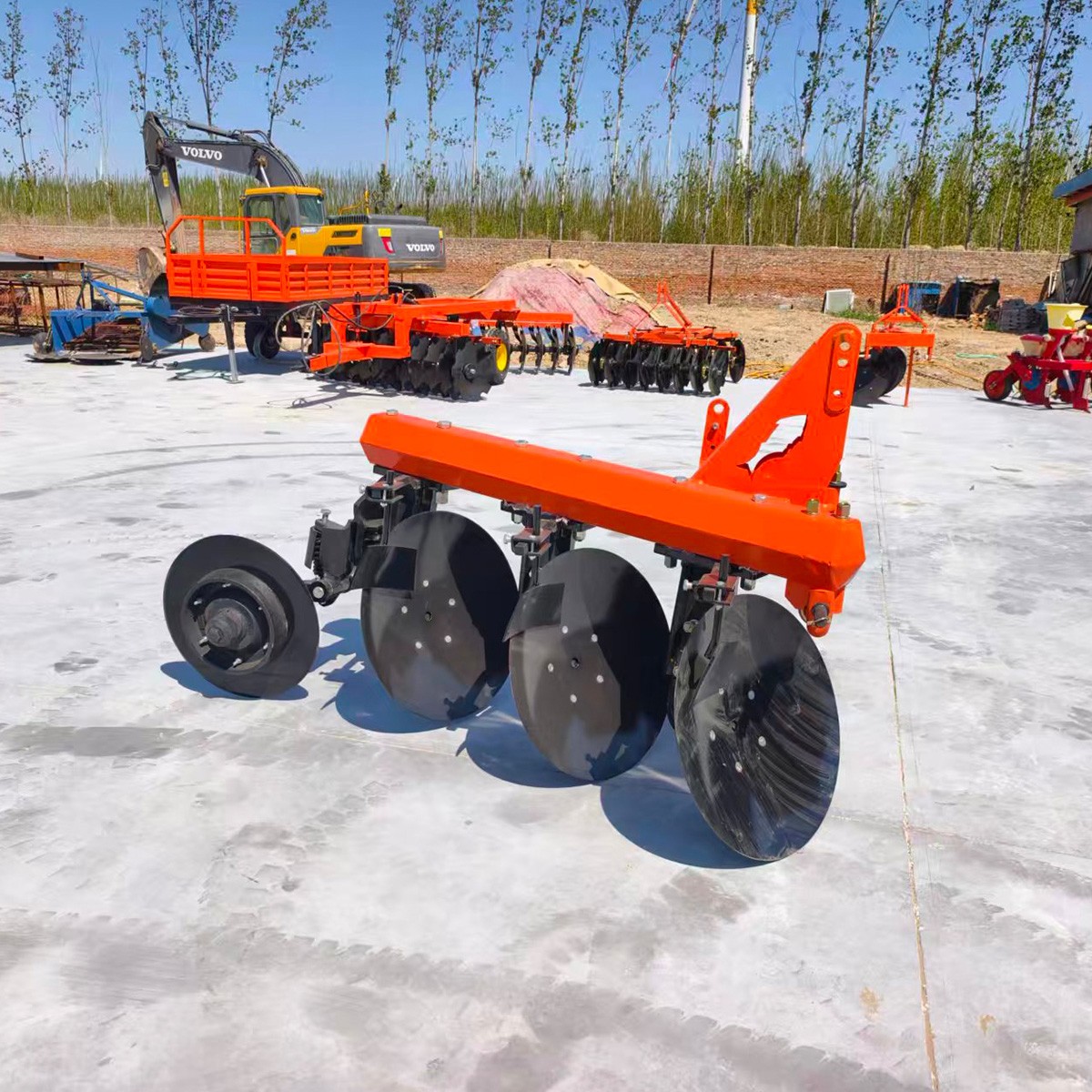 Small Fish Plow 1LY-3 Agricultural Tiller for Small-Scale Farming