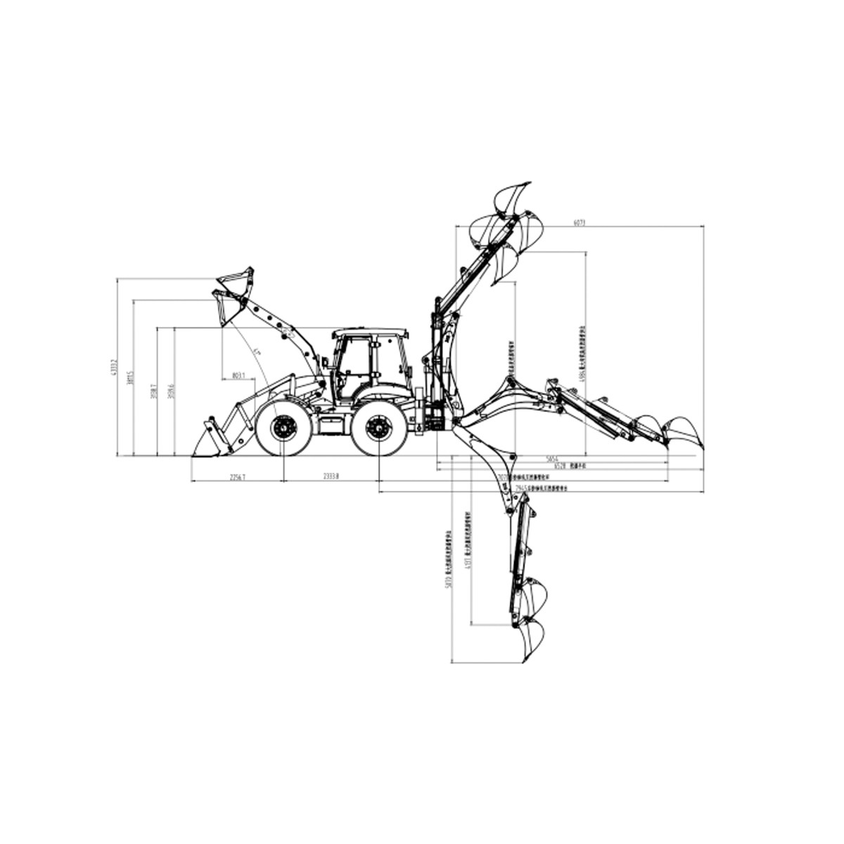 Backhoe loader - 4AM
