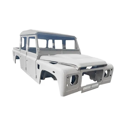 PICKUP COMPLETE CAB WITH DOORS&sbquo;WITH PRIMER, 1998, FOR LAND ROVER DEFENDER 110 TD4, (LHD), (ALUM+STEEL)