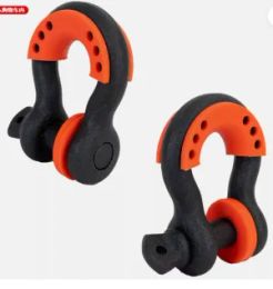 Pair Bumper Face Bar D-Rings Set of 2 for Chevy MB Suitable for Mercedes E350 Van Suburban