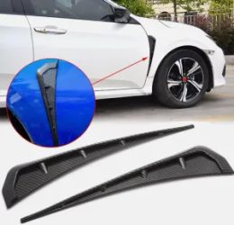 Carbon Fiber Style Side Fender Air Vent Cover Suitable for Benz C E Class W205 W213 Sedan