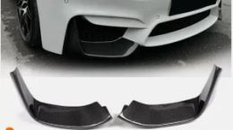 For BMW F80 M3 2015-2017 F82 M4 2014-2019 REAL Carbon Front Bumper Splitters