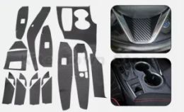 Carbon Fiber Car Interior Decor Kits Trim Sticker Suitable for Toyota Camry 2018-21 Black