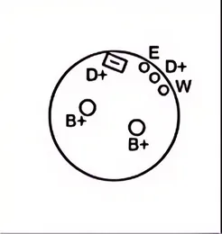 The generator is suitable for Dongfeng Xiamen Mings 15Z series and Tianlong flagship