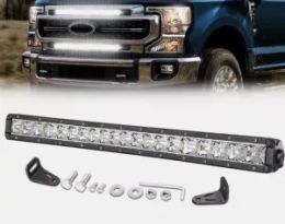 Suitable For RAM Ford Ranger GMC Toyota Grille/Front Bumper 22" LED Light Bar Driving SUV