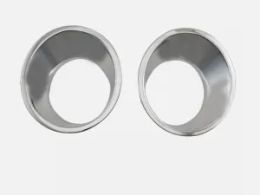 Chrome Car Accessories Front Fog Lamp Covers Trim For BMW X5 2000 - 2003